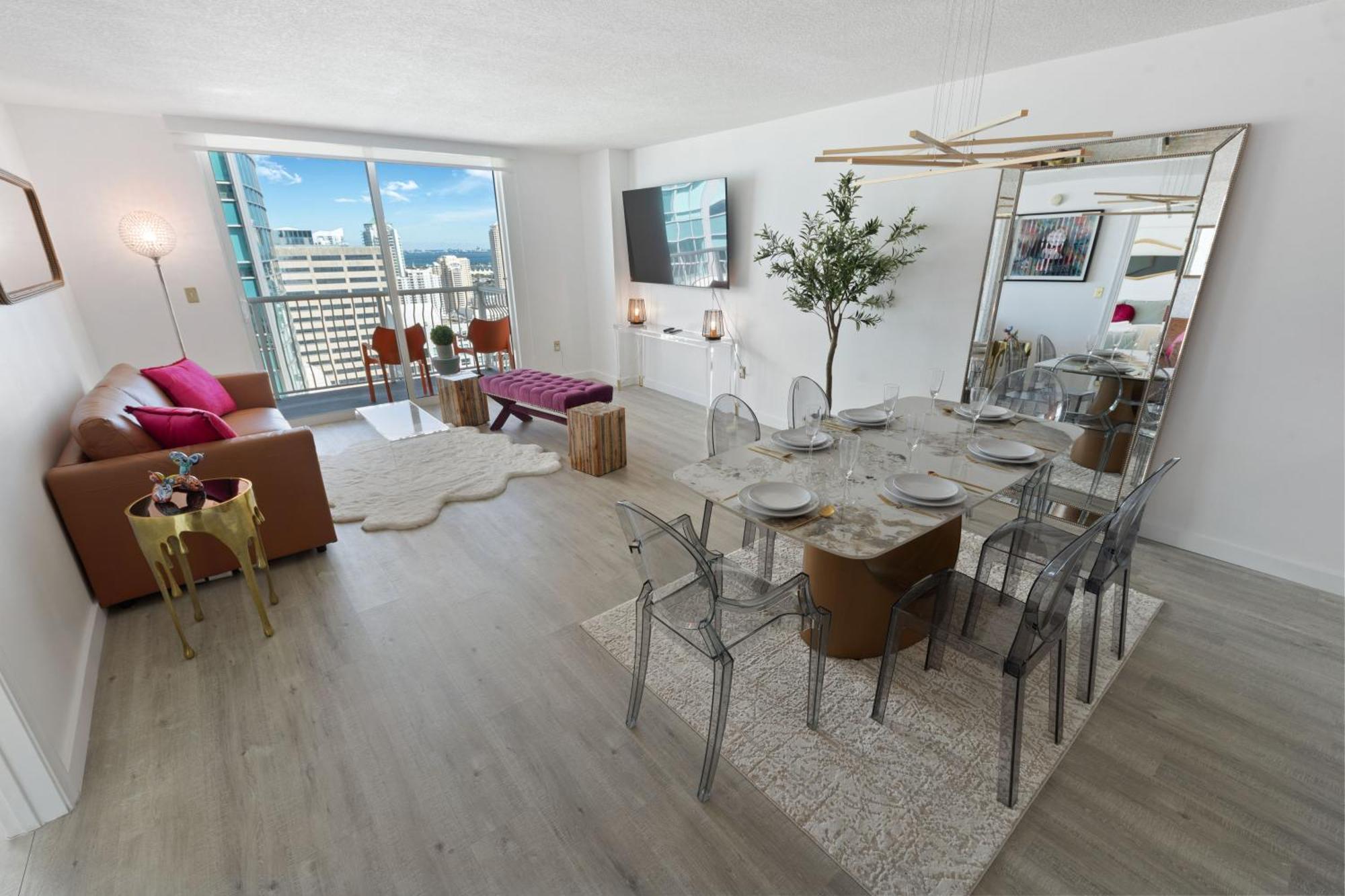 Oceanside Penthouse Apartment In Brickell Miami, Pool, Free Parking Eksteriør bilde